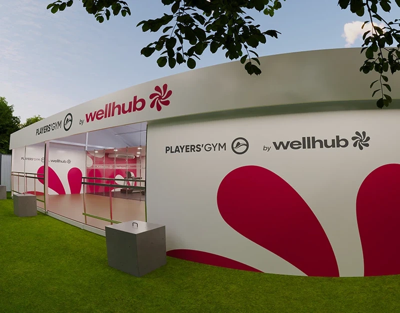 Projeto 3D — Stand wellhub - Gympass | RioOpen 2025