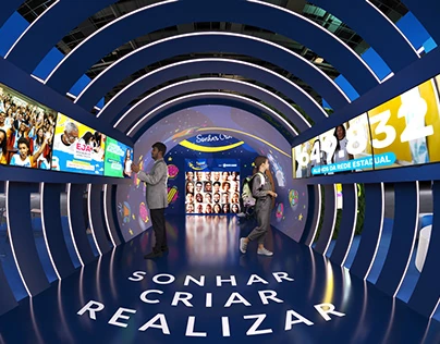 Projeto 3D — Stand Governo RJ | Bienal do Livro Rio 2025 - 27m²