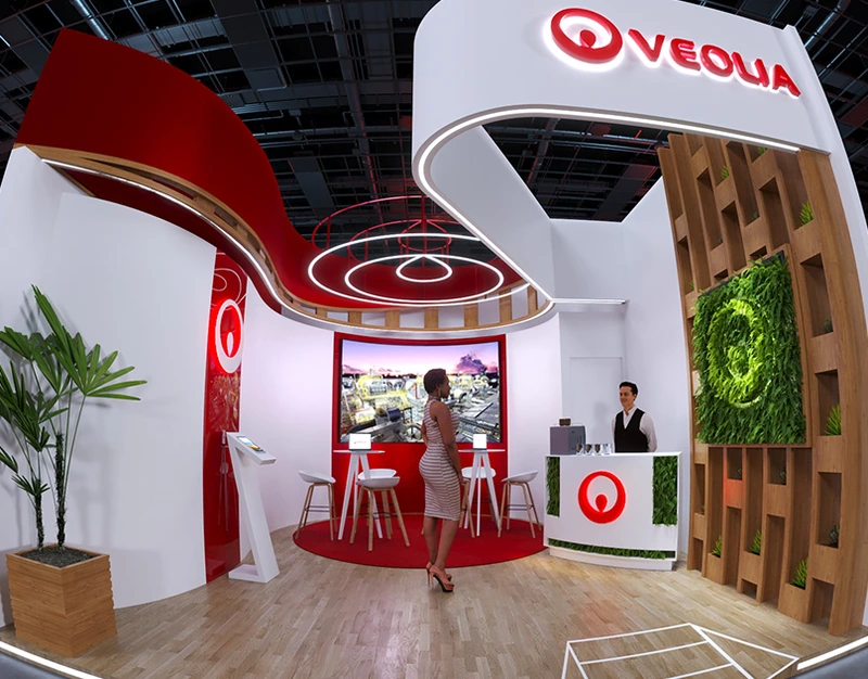 Projeto 3D — Stand Veolia | Rio Oil & Gás